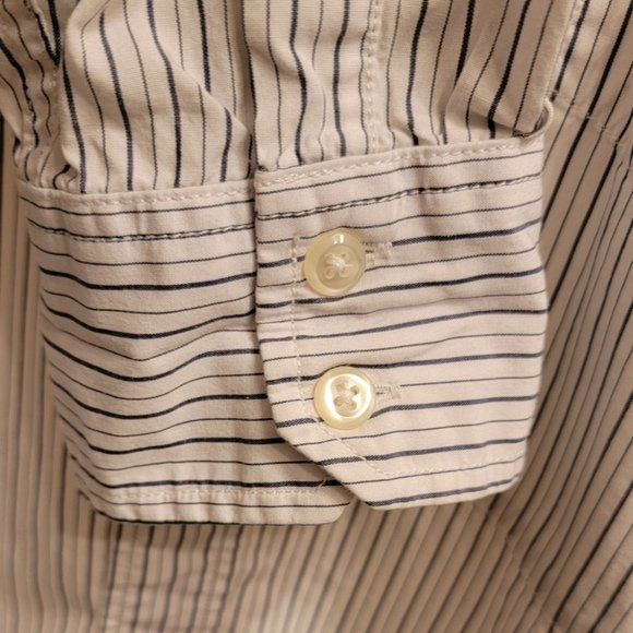 Nautica Casual Button Down Striped Shirt - Picture 5 of 8